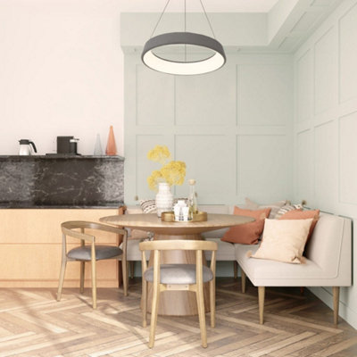Luminosa Lizer LED Pendant Light 36W 2192Lm 3000K Grey