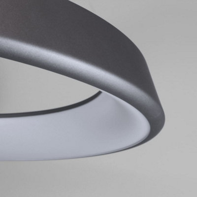 Luminosa Lizer LED Pendant Light 36W 2192Lm 3000K Grey