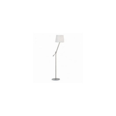 Luminosa London 1 Light Floor Lamp White, E27