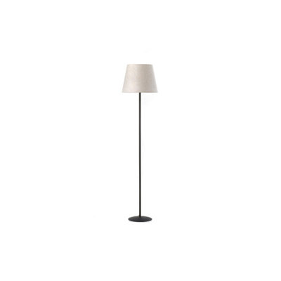 Luminosa Loris Floor Lamp With Tapered Shade, White Shade