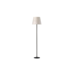 Luminosa Loris Floor Lamp With Tapered Shade, White Shade