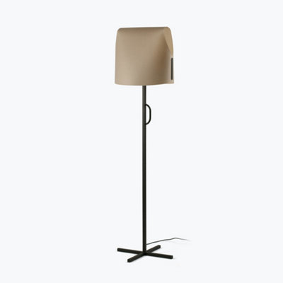 Luminosa Luang Black, Camel Floor Lamp