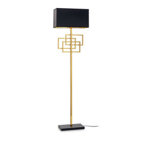 Luminosa Luxury 1 Light Floor Lamp Brass