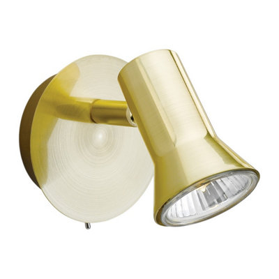 Luminosa Magnum 1 Light Single Switched Spotlight Brushed Brass, GU10