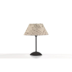 Luminosa Maida Table Lamp With Round Tapered Shade, E27