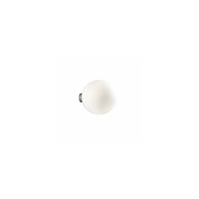 Luminosa Mapa Bianco 1 Light Medium Globe Ceiling Flush Light White, E27