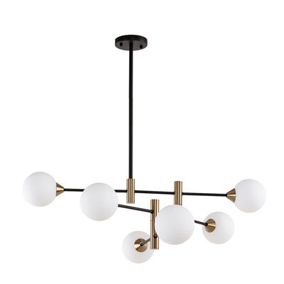 Luminosa Marino Modern 6 Light Globe Pendant Ceiling Light, G9