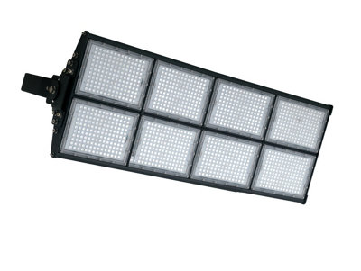 Luminosa Master Outdoor Black Aluminum Integrated LED Flood Light, Black, IP65, 5700K