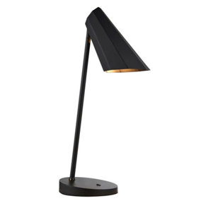 Luminosa Merano Table Lamp Matt Black Paint