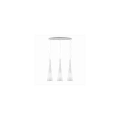 Luminosa Milk 3 Light Hanging Ceiling Pendant Light White E27 Diy At Bandq