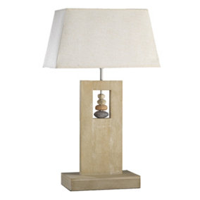 Luminosa Miriel Table Lamp with Shade Wood