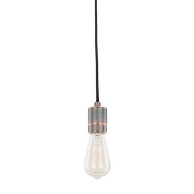 Luminosa Modern Hanging Pendant Lamp Holders Red Copper 1 Light , E27