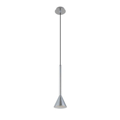 Luminosa Modern Hanging Pendant Satin Nickel 1 Light  LED, GU10
