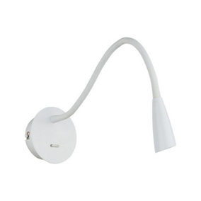 Luminosa Modern LED Bedside Lamp White, Warm White 3000K 120lm