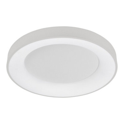 Luminosa Modern LED Flush Ceiling Light White, Warm White 3000K 2750lm