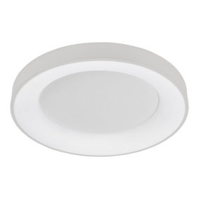 Luminosa Modern LED Flush Ceiling Light White, Warm White 3000K 2750lm