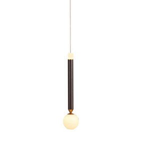 Luminosa Modern LED Hanging Pendant Coffee, Warm White 3000K 600lm