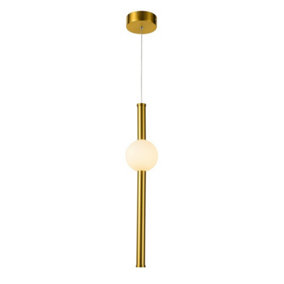 Luminosa Modern LED Hanging Pendant Copper, Warm White 3000K 777lm