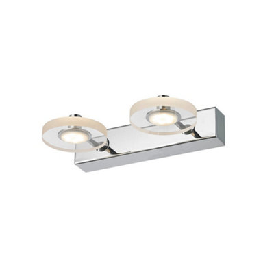 Luminosa Modern LED Wall Lamp Chrome, Warm White 3000K 420lm