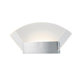 Luminosa Modern LED Wall Lamp Nickel, Warm White 3000K 420lm