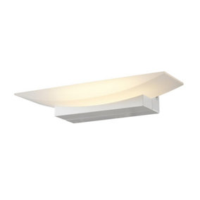 Luminosa Modern LED Wall Lamp White, Warm White 3000K 840lm