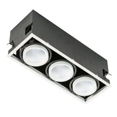 Luminosa Modern Technical LED Recessed Ceiling White, Black, Warm White ...