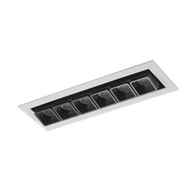 Luminosa Modern Technical LED Recessed Ceiling White, Black, warm White ...