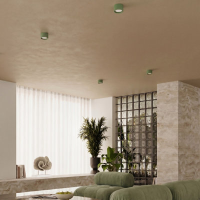 Luminosa Modo Surface Mounted Downlight Sage 1x GX53