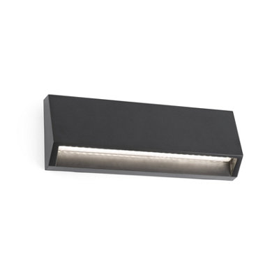 Luminosa Must LED Outdoor Large Wall Light Dark Grey IP65