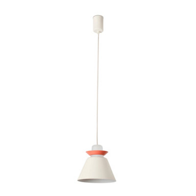 Luminosa Naos Pendant Beige 23cm 1x E27