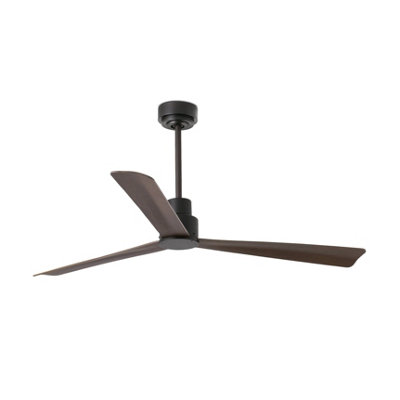 Luminosa Nassau Medium Ceiling Fan Without Light Brown