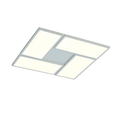 Luminosa New Or White Dimmable LED Flush Light 60W 3000K