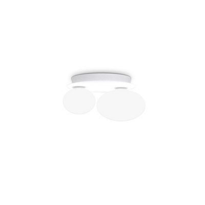 Luminosa Ninfea 2 Light Globe Ceiling Light White