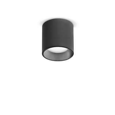 Luminosa Nitro LED Dimmable Surface Mounted Downlight Black 2700K