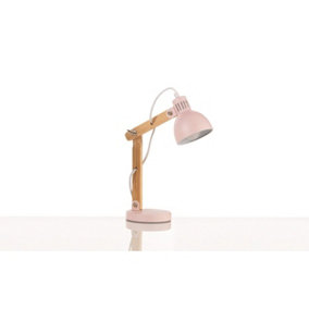Luminosa Nora Desk Task Lamp, Pink, Wood