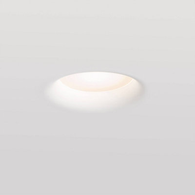Luminosa Nord LED Recessed Ceiling Light Plaster, White