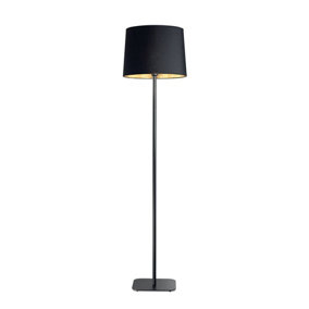 Luminosa Nordik 1 Light Floor Lamp Black