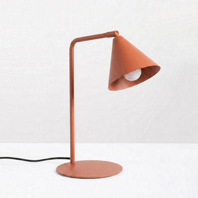 Luminosa Nox Desk Task Lamp Red Ochre 1x E14