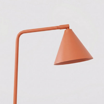 Luminosa Nox Desk Task Lamp Red Ochre 1x E14