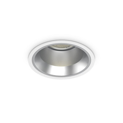 Luminosa Off Round Recessed Downlight White, 4000K, 28W