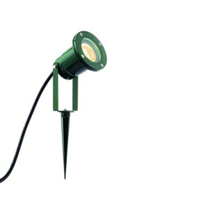 Luminosa Opaz Mv Outdoor Floor Green Spike Light IP65 7W Green Paint
