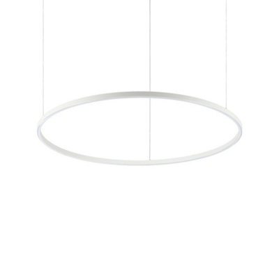 Luminosa Oracle Decorative Round Integrated Pendant Light White, 4000K, 51W