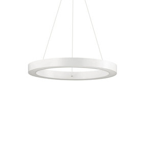 Luminosa Oracle Integrated LED Small Ceiling Pendant White 3000K