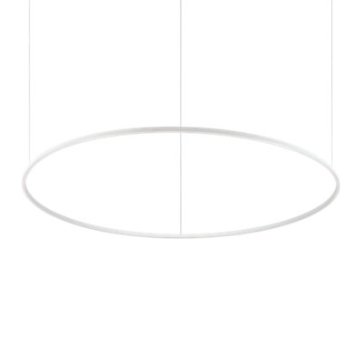 Luminosa Oracle Slim 150cm Non Dim 2700K Round Integrated LED Pendant Ceiling Light White