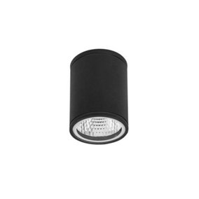 Luminosa Orion LED Outdoor Surface Mounted Surface Mounted Wall Light Black IP54