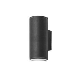 Luminosa Orion LED Outdoor Surface Mounted Wall Light Black IP54