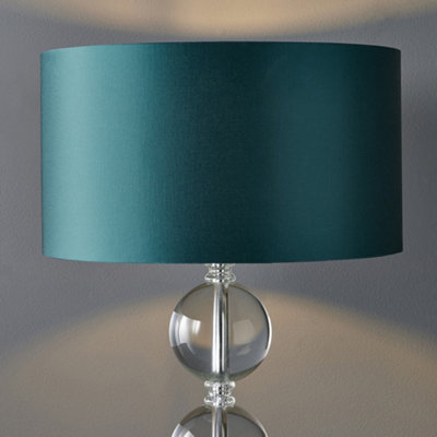 Luminosa Ortisei Table Lamp Clear Crystal & Chrome Plate