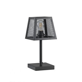 Luminosa Oscar Table Lamp With Shade, Black