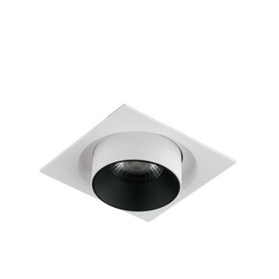Luminosa Outsider Integrated LED Adjustable Recessed Downlight, White ...