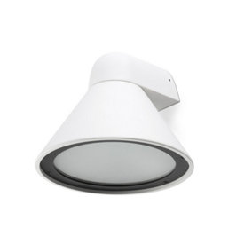 Luminosa Pals Down Lighter Outdoor Wall Light White, E27, IP65